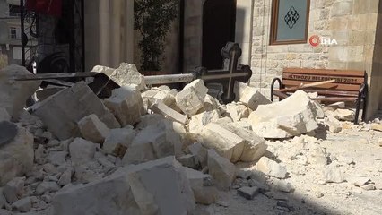 659 yıllık tarihi kilise depreme dayanamadı