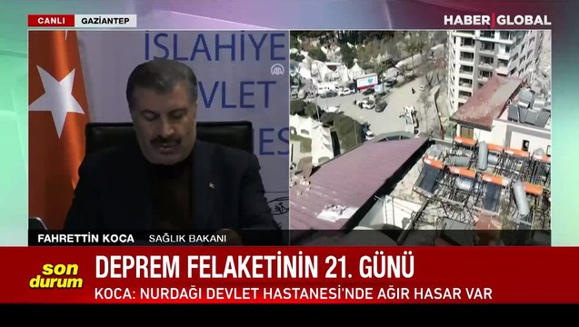 Sağlık Bakanı Fahrettin Koca'dan deprem bölgesinde önemli açıklamalar