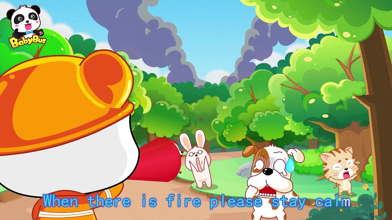 Little Panda Fireman | Firefighter Song  Nursery Rhymes | Kids Songs | Kids Cartoon | BabyBus_