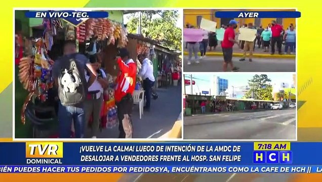 Vendedores de alrededores del Hospital San Felipe permanecen atentos ante amenaza de desalojos