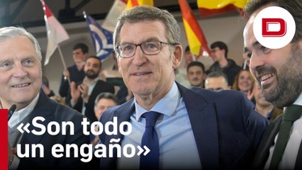 Los cuatro eslóganes con los que Feijóo desmonta el gobierno de Sánchez