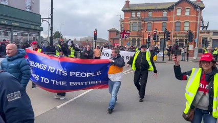 Protest in Skegness