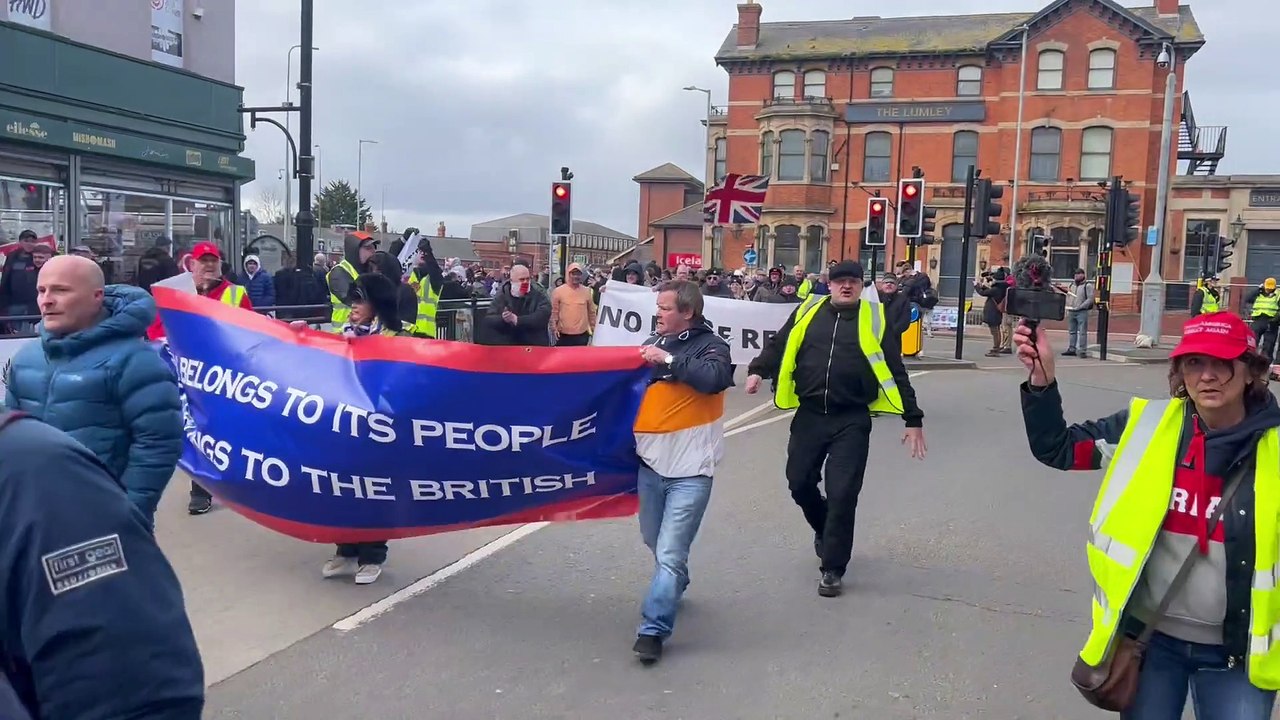 Protest in Skegness