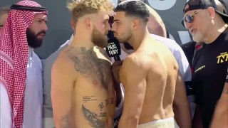 Jake Paul vs Tommy Fury OFFICIAL WEIGH-IN