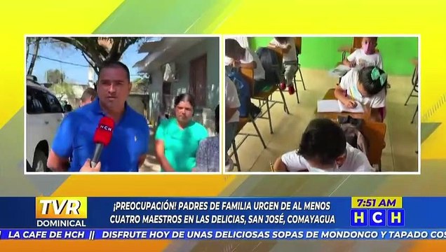 Padres de familia urgen que les asignen cuatro maestros en Las Delicias, San José, Comayagua