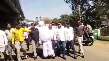 Activists demonstrated, burnt effigy of Chief Minister