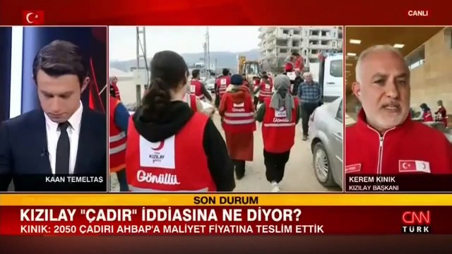 'Kızılay çadır sattı' iddiası... Kınık: 2050 çadırı Ahbap'a maliyet fiyatına teslim ettik