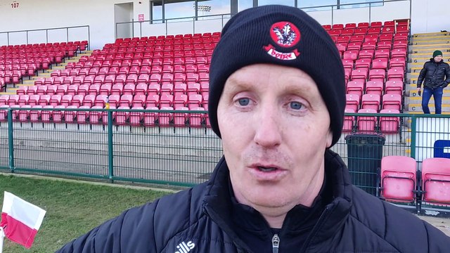 Derry hurling manager Johnny McGarvey reacts to defeat against Kildare at Owenbeg