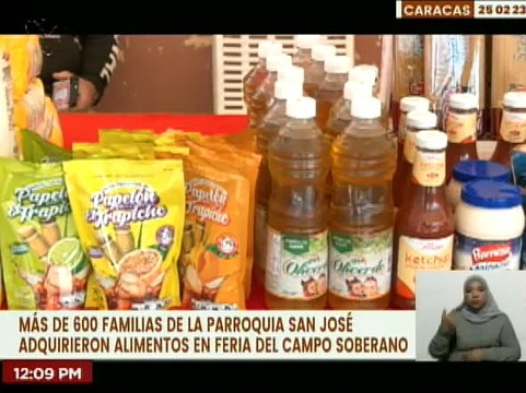 Caracas | Más de 600 familias son favorecidas con la Feria del Campo Soberano en la pqa. San José