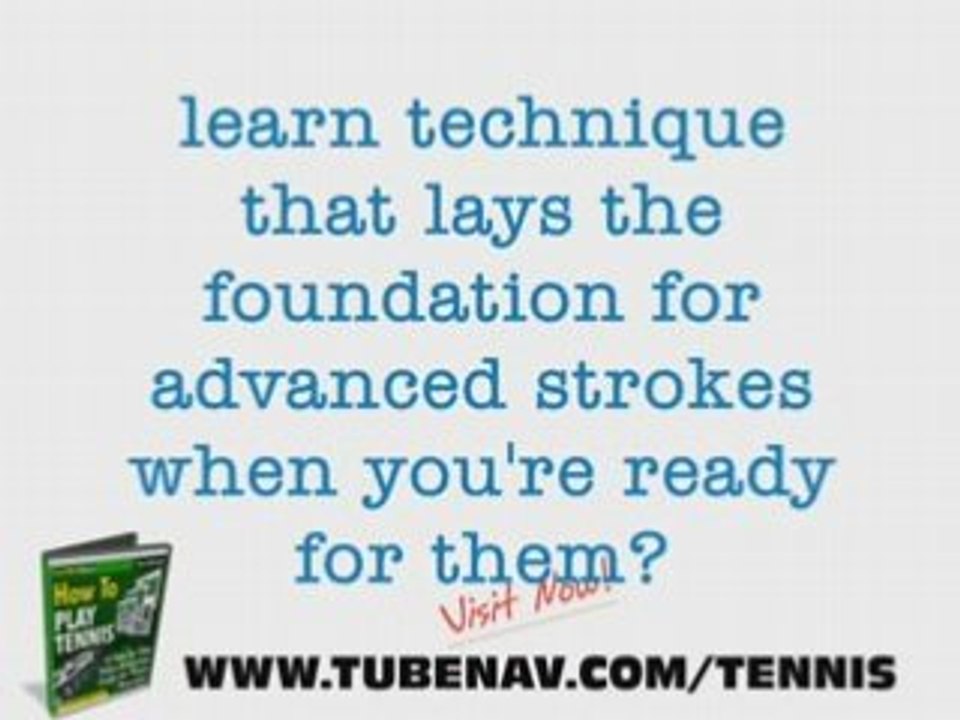 Learn How To Play Tennis