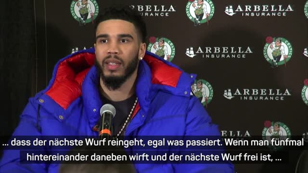 Tatum selbstkritisch: 'Nicht gut geworfen'
