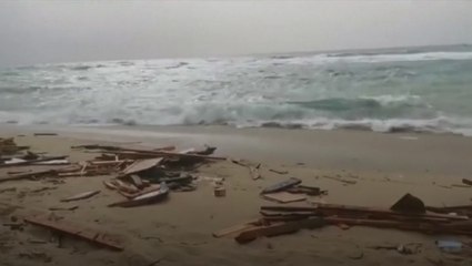 At least 45 bodies recovered after destroyed migrant boat washes up in southern Italy