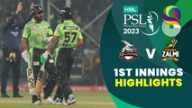 1st Innings Highlights | Lahore Qalandars vs Peshawar Zalmi | Match 15 | HBL PSL 8 | MI2T