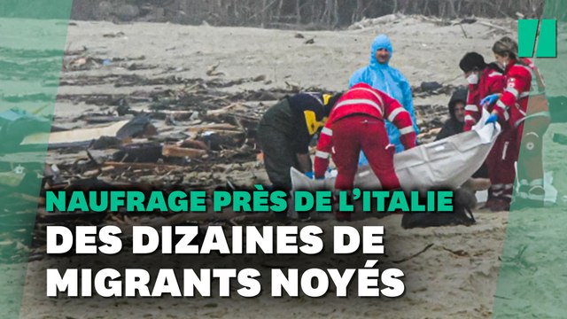 Près de l'Italie, des dizaines de migrants meurent après un naufrage