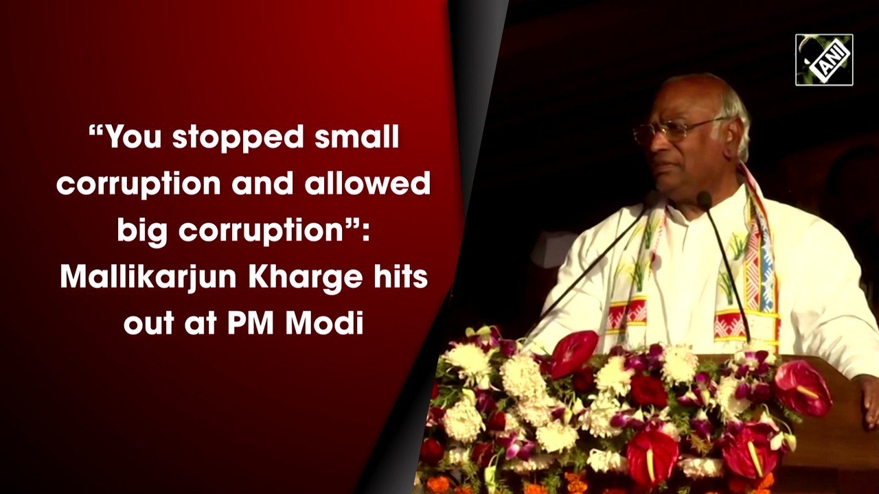 You stopped small corruption and allowed big corruption: Mallikarjun Kharge hits out at PM Modi