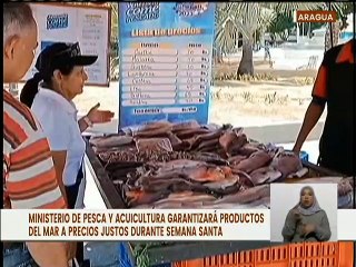 Jornada "Venezuela Come Pescado" continúa desplegada en los 18 municipios del estado Aragua