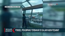 Ponsel Penumpang Terbakar di Dalam Kabin Pesawat Lion Air Rute Kupang-Surabaya