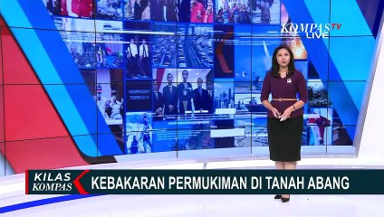 Download Video: Kebakaran Landa Permukiman Padat Penduduk di Petojo Selatan Tanah Abang, 24 Mobil Damkar Diterjunkan