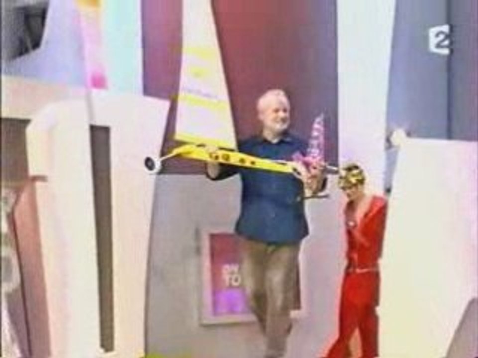 Char à voile RC chez Ruquier