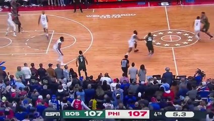Insane ending to the Celtics-Sixers game
