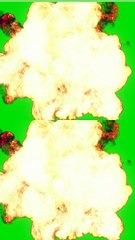 Green Screen Fire Blast HD