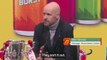 Ten Hag forgets Carabao Cup trophy on news conference exit