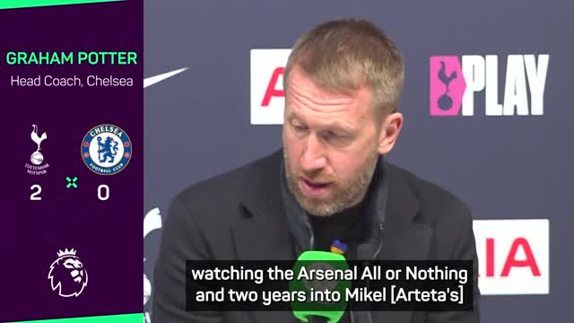 ‘Arteta’s first two years were a disaster’ - Potter confident of Chelsea turn-around