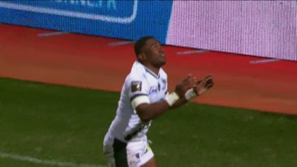 TOP 14 - Essai de Aminiasi TUIMABA (SP) - Stade Toulousain - Section Paloise - Saison 2022:2023