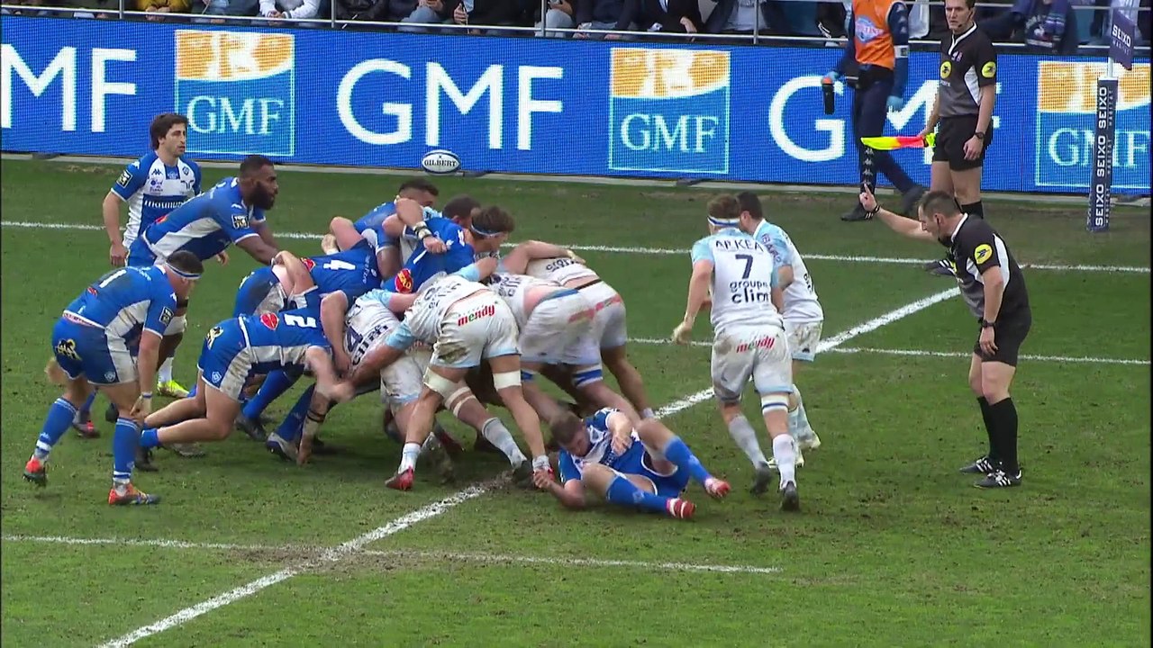 TOP 14 - Essai de Sireli MAQALA (AB) - Aviron Bayonnais - Castres Olympique - Saison 2022:2023