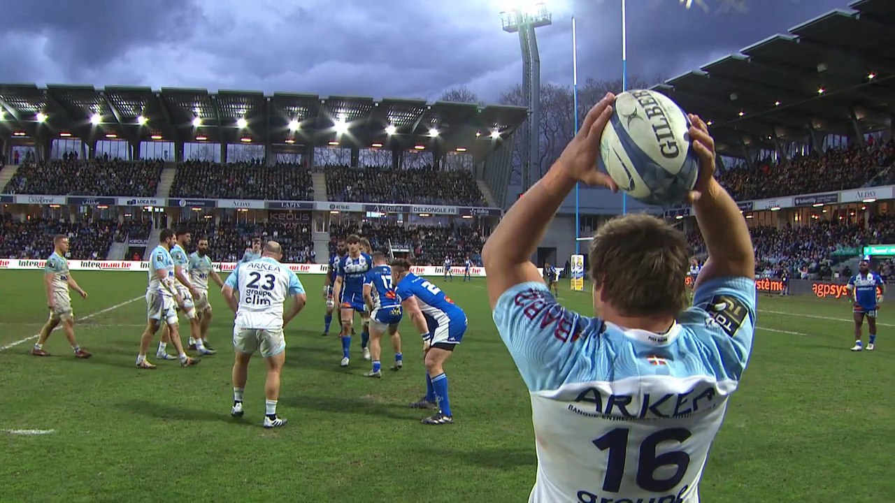 TOP 14 - Essai de Maxime MACHENAUD (AB) - Aviron Bayonnais - Castres Olympique - Saison 2022:2023