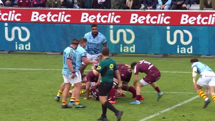 TOP 14 - Essai de Bastien VERGNES-TAILLEFER (UBB) - Union Bordeaux-Bègles - USA Perpignan - Saison 2022:2023