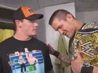 Cena,Orton,HHH Backstage