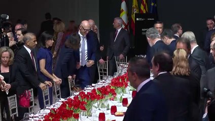 Barcelona celebra la cena inaugural del Mobile World Congress