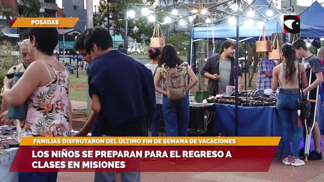 Los niños se preparan para el regreso a clases en misiones