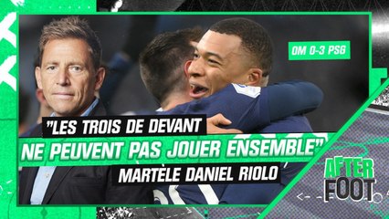 PSG : "On ne découvre rien, les trois de devant ne peuvent pas jouer ensemble" martèle Riolo