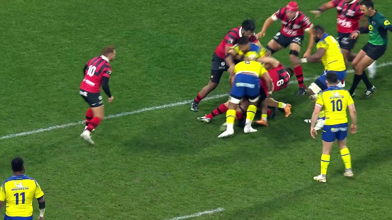 TOP 14 - Essai de Benjamin BOUDOU (ASM) - ASM Clermont - RC Toulon - Saison 2022:2023