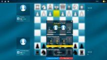 Daily Motion Chess match vidéo du jeu en ligne dernière version I niveau 4 gagne contre l'adversaire niveau 9 et niveau 6