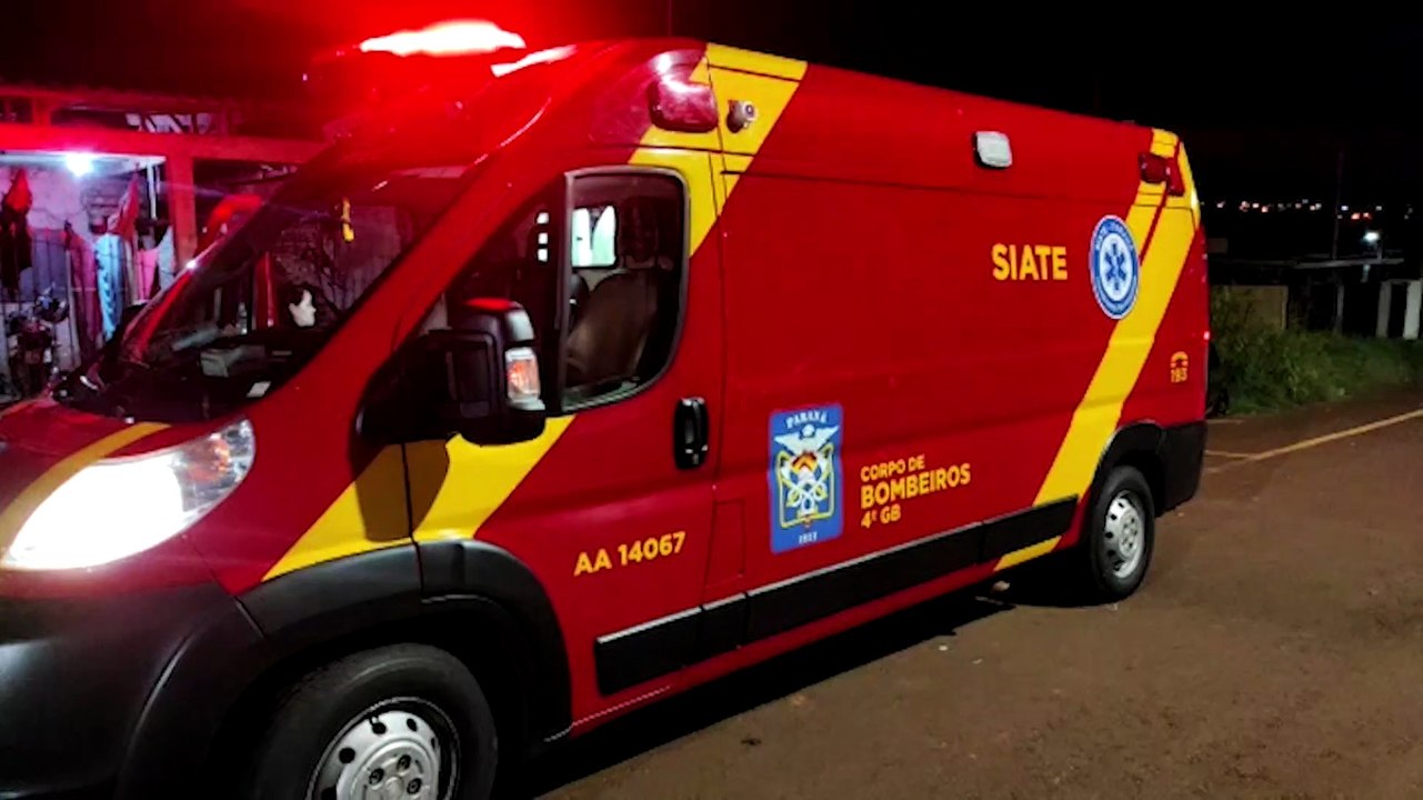 Bombeiros atendem vítima com obstrução de vias aéreas