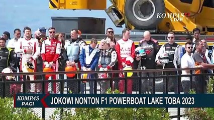 Nonton F1 Powerboat 2023, Jokowi: Ini Acara yang Seru Sekali!