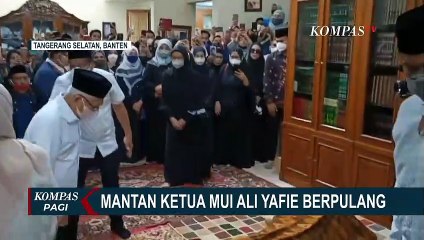 Wapres Ma'ruf Amin Melayat ke Rumah Duka Mantan Ketum MUI Ali Yafie