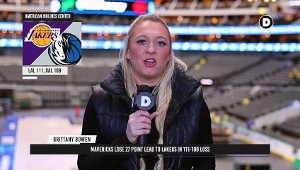 Mavericks Blow 27 Point Lead to Lakers In 111-108 Loss