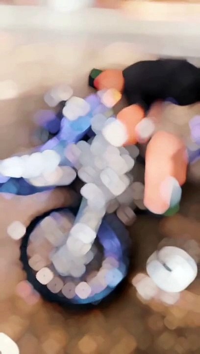 Washing motorcycle in russian cute boy