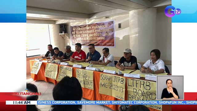 Isang linggong tigil-pasada simula March 6, inanunsyo ng ilang transport groups laban sa PUV modernization | BT