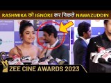 Zee Cine Awards 2023: Nawazuddin Siddiqui IGNORES Media, Passes Without Greeting Rashmika Mandanna