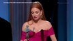 Jessica Chastain Trips at the SAG Awards, Shouts out Philip Seymour Hoffman