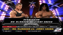 WWE SmackDown vs Raw 2011 Mr. McMahon vs Jimmy Snuka