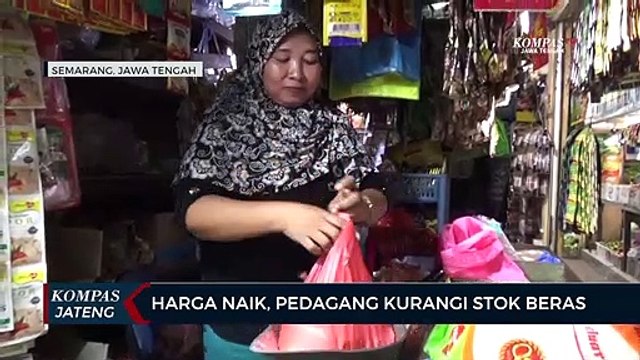 Harga Naik, Pedagang di Pasar Pedurungan Kurangi Stok Beras