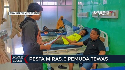 Pesta Miras, 3 Pemuda Tewas
