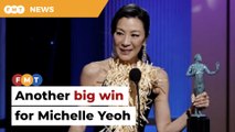 Michelle Yeoh takes home lead actress SAG prize