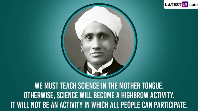 National Science Day 2023: Motivational and Wise Quotes by Indian Nobel Laureate Sir CV Raman